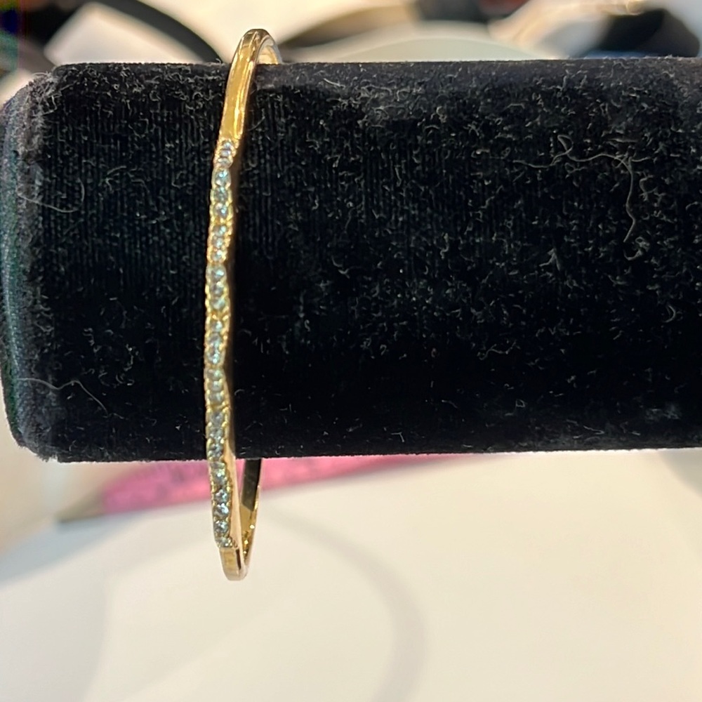Stella & Dot gold colored sparkly bangle